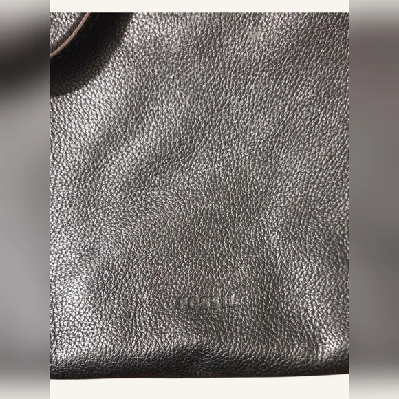 Fossil Black Leather Crossbody Purse - Picture 4 of 7
